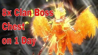 8x Clan Boss Chest on 1 Day  Legendary Champ Crafting  F2P  Raid Shadow Legends [upl. by Leribag283]