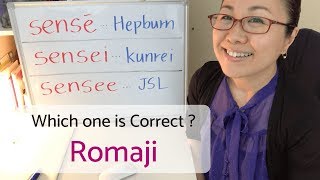 Japanese Romaji  Sensē Sensei or Sensee [upl. by Drislane]