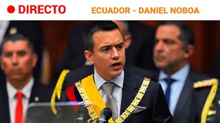 ECUADOR DANIEL NOBOA es INVESTIDO PRESIDENTE en la ASAMBLEA NACIONAL  RTVE Noticias [upl. by Saylor264]