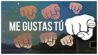 Lucah  Me Gustas Tú Lyric Video [upl. by Graehl]