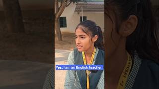 English Conversation practice  Spoken English in Gov school education viralvideo shorts ytshort [upl. by Llenod374]