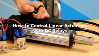 How To Control Linear Actuators with 12 VDC Relays [upl. by Lingwood505]