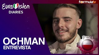 ENTREVISTA a KRYSTIAN OCHMAN representante de Polonia 🇵🇱 en EUROVISIÓN 2022  Eurovisión Diaries [upl. by Kerrison]