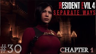 Resident Evilathon Resident Evil 4  Separate Ways  Part 30 Chapter 1 [upl. by Elleneg]