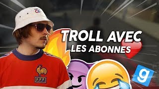 TROLL AVEC LES ABONNES 💛  Garrys Mod DarkRP [upl. by Tarkany353]