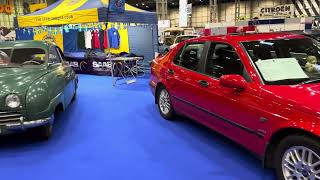 SAAB Owners Club Stand at the NEC Classic Car Show 2023 [upl. by Nepsa]