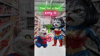 Time for a Diet Kitty Youre Too Chubby 🐱💪catlover funny cutecat [upl. by Meldoh]