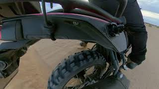 TENERE 700 SUSPENSION TESTING REAR SHOCK [upl. by Aelanej]