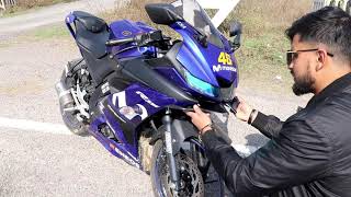 UNBOXING YAMAHA R15 WINGLET  LATEST ACCESSORIES  VERY CHEAP  INSTALLATION [upl. by Matilde999]