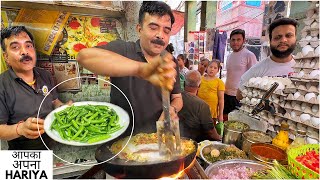 Spiciest Delhi Street Food  440 Volts wala Omelette Afeem wala Qorma in Chawri Bazar [upl. by Akcired]