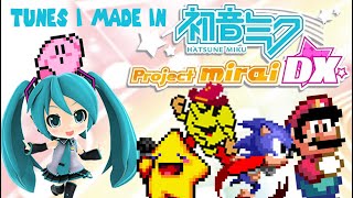 some tunes i created in Project Mirai DX my final video of 2023 [upl. by Yacov158]