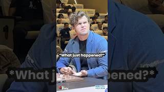 Unbelievable BLUNDER SHOCKS Magnus Carlsen 😱 magnuscarlsen nodirbekabdusattorov chess [upl. by Euseibbob]