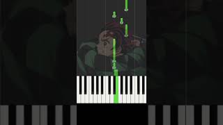 Zankyou Sankashort ver  Demon SlayerKimetsu no Yaiba Piano Sheet Music  Easy  Beginner [upl. by Akiret]