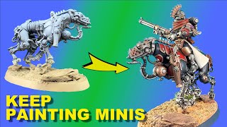 How to paint a Warhammer 40k Serberys Raider miniature [upl. by Anatollo]