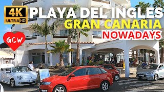 PLAYA DEL INGLES Gran Canaria October 2023 🔴 Servatur Waikiki Hotel To Chaparral Shopping Centre [upl. by Panaggio]