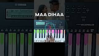 Maa Dihaa  මා දිහා  Subscribe and Follow YCHORDS for more Keyboard Covers shorts viralvideo [upl. by Lrat]