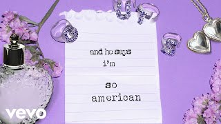 Olivia Rodrigo  so american Official Lyric Video [upl. by Eckmann]