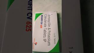 Moxifit CV 625 amoxicillin amp potasium clavulanate tablet [upl. by Ahsinaw]