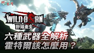 《WildBorn 野境重生》六種武器使用方式全解析 快速進入狩獵世界 [upl. by Miran]