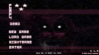 Five Nights at Freddys 4 FNAF 4 Gameplay Demo Teaser Trailer Fan Made [upl. by Mayda367]