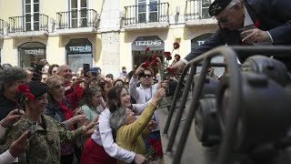 Portugal celebra 50 anos do 25 de Abril [upl. by Neeven751]