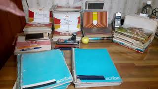 Cuadernos Scribe profesionales de los años 80 [upl. by Jsandye]