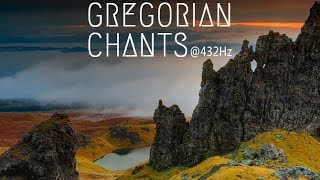 Gregorian Chants at 432Hz  3 Hours of Healing Music [upl. by Liuka]