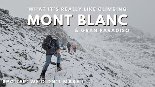 Mont Blanc  What Its Really Like Climbing Western Europes Highest Mountain Goûter Route [upl. by Borgeson]