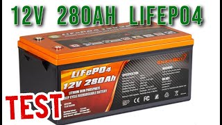 🔋⚡ EnjoyBot Akku Test 12V 280Ah lifepo4 Batterie f Stromspeicher Solaranlage Balkonkraftwerk [upl. by Damal]