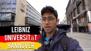 TU 9 LEIBNIZ UNIVERSITÄT HANNOVER Campus Tour by Nikhilesh Dhure [upl. by Aneehsyt]