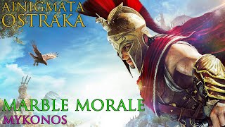 Assassins Creed Odyssey  Ainigmata Ostraka  Marble Morale Mykonos [upl. by Davita]