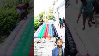 300 Balloon Popping Challenge Race game shorts [upl. by Alberic]