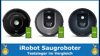 Die besten iRobot Roomba Saugroboter TOP 5 2024 🥇 Testsieger im Vergleich Roboterstaubsauger [upl. by Gomar]