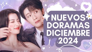 💜 10 NUEVOS DORAMAS Y DONDE VERLOS DICIEMBRE 2024  NETFLIX VIKI YOUKU Y MAS [upl. by Smart951]