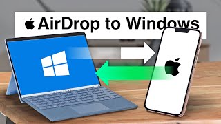 How to airdrop from windows to an iPhone [upl. by Einavoj]