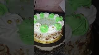 Pista cake 1kg cake birthdaycake bestbirthdaycakeforhusband celebrationcake [upl. by Atsiuqal]