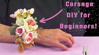 Quick Corsage DIY for Beginners [upl. by Myranda]