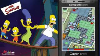 HD EA Mobile™  The Simpsons Itchy amp Scratchy Land Java Game [upl. by Eliath175]