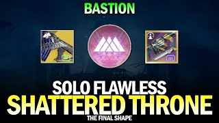 Solo Flawless Shattered Throne Dungeon in The Final Shape w Bastion Destiny 2 [upl. by Konikow13]