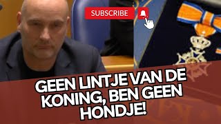 Van Dijk SP vertrekt met applaus maar wil geen lintje van de KONING Ben geen HONDJE [upl. by Detta]