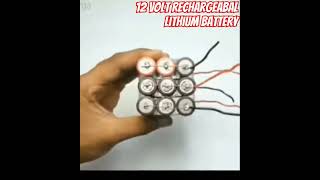 12 volt rechargeable lithium battery [upl. by Malha]