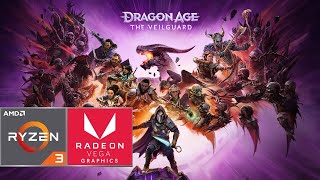 Dragon Age The Veilguard PC Ryzen 3 3200G  VEGA 8 256MB Vram  16GB Ram [upl. by Aerdnahs870]