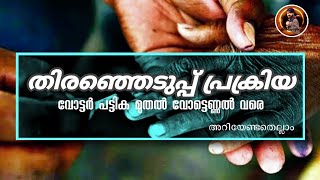 Election Process in India  System of Elections Explained  Malayalam  Electoral Process Explained [upl. by Eciralc360]