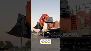 Electric Hitachi EX5600 on its Journey viralvideo youtubeshorts youtubeshorts [upl. by Ttevy]