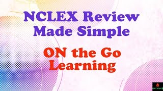 NCLEX Review  NCLEX Questions  On the Go learning Practice  ADAPT NCLEX Review [upl. by Llatsyrc]