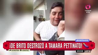 ¡De Brito destrozó a Tamara Pettinato [upl. by Ribaudo167]