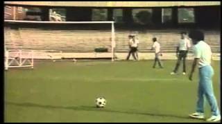 Maradonas first time in San Paolo stadium Amazing free kick [upl. by Nady174]