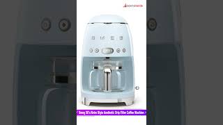 Smeg 50s Retro Style Aesthetic Drip Filter Coffee Machine [upl. by Armmat]