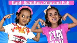 Kopf und Schultern Knie und Fuß  Kinderlieder zum Mitsingen  Head Shoulders Knees amp Toes [upl. by Lrac819]