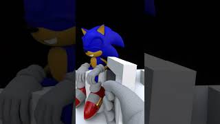 Sonic Who Didnt Get Shot bts funnyshorts sonic animatedfilm [upl. by Eissalc]